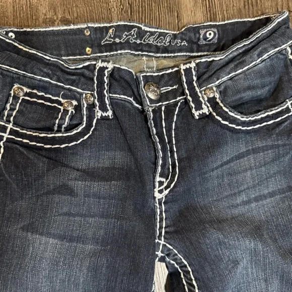 Women's Blue Jeans - Picture 3 of 4